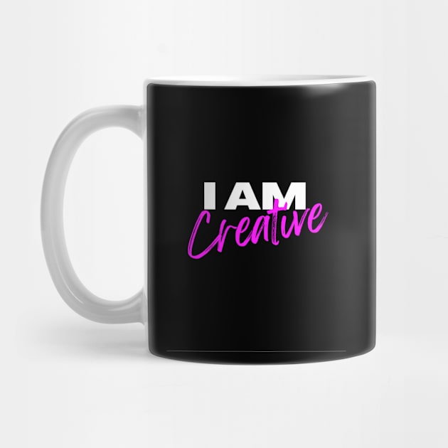 I am creative typography design by emofix